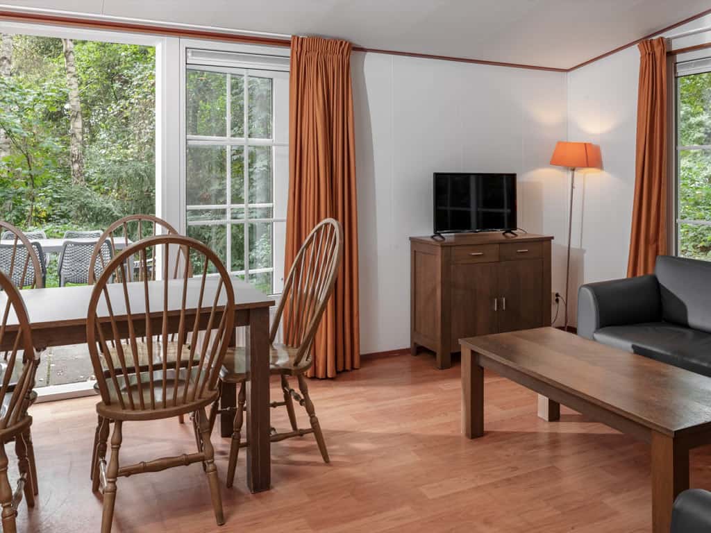 Impressie van het interieur van chalet LU6, een huisje voor 6 personen op Roompot Bospark Lunsbergen in Borger