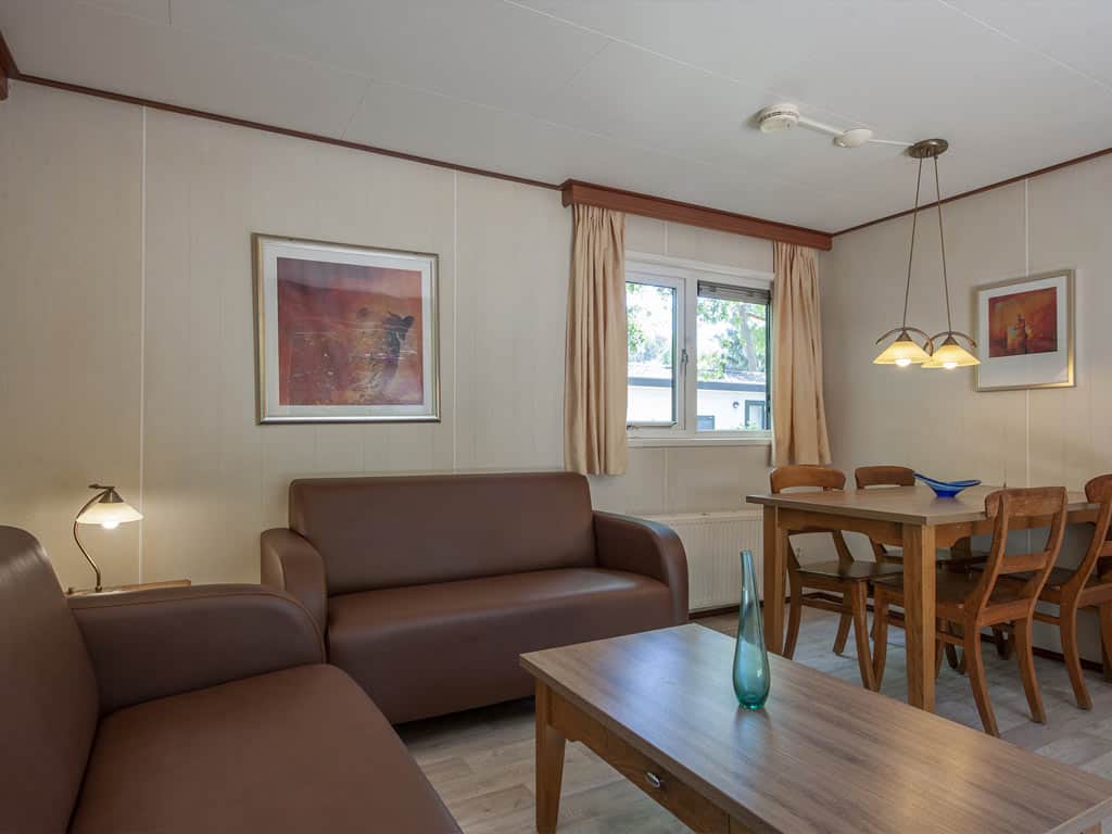Impressie van de inrichting van het huisje voor 4 personen SK4 op de Veluwe bij Roompot Bospark De Schaapskooi in Epe