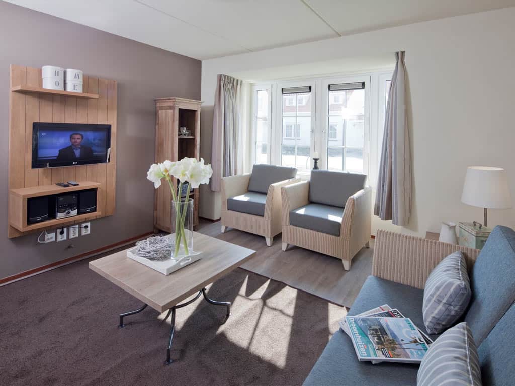 Impressie van de inrichting van villa 4C voor 4 personen op Roompot Noordzee Résidence Cadzand-Bad