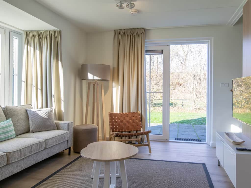 Impressie van de inrichting van bungalow 4B Comfort voor 4 personen op Roompot Noordzee Résidence Cadzand-Bad