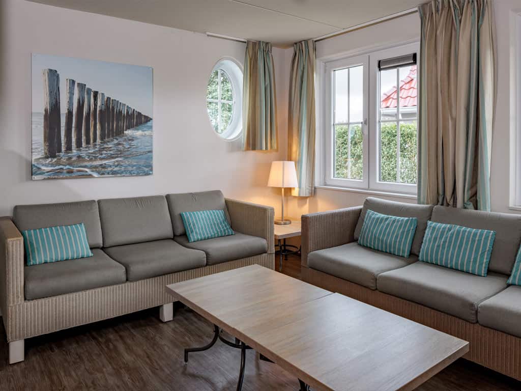 Impressie van de inrichting van villa 8B voor 8 personen op Roompot Noordzee Résidence Cadzand-Bad