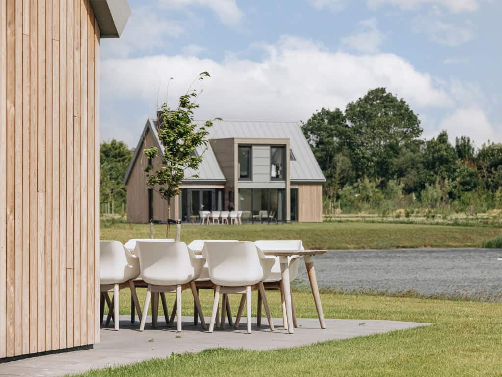 Impressie van een luxe villa aan het water op Roompot Domein Het Camperveer in Kamperland