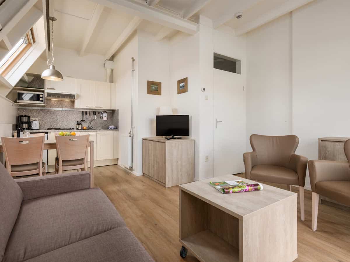 Impressie van de inrichting van C appartement Comfort 4 voor 4 personen bij Roompot Bosch en Zee in De Koog op Texel