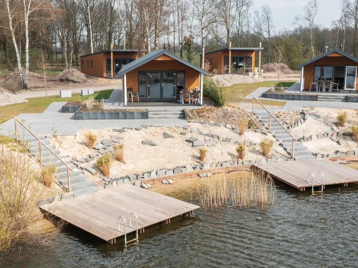 Impressie van lodge Wendel 6, een huisje voor 6 personen op Roompot Recreatiepark De Tolplas in Hoge Hexel