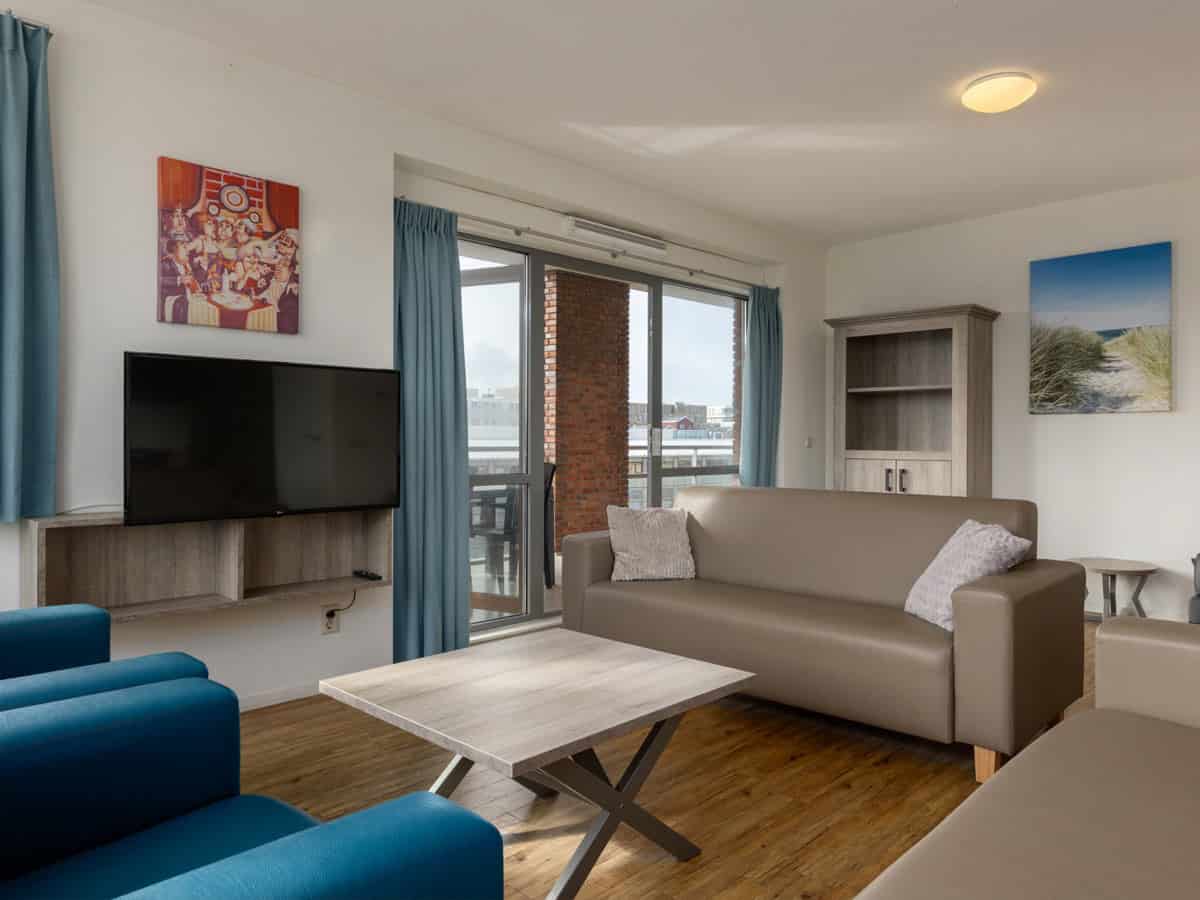 Impressie van de inrichting van appartement SV8B voor 8 personen in Roompot Nautisch Centrum Scheveningen