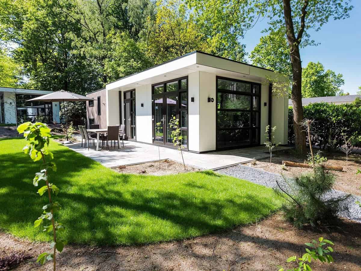 Impressie van lodge Module Special, een vakantiehuis op de Veluwe voor 4 personen bij TopParken Recreatiepark ‘t Gelloo in Ede