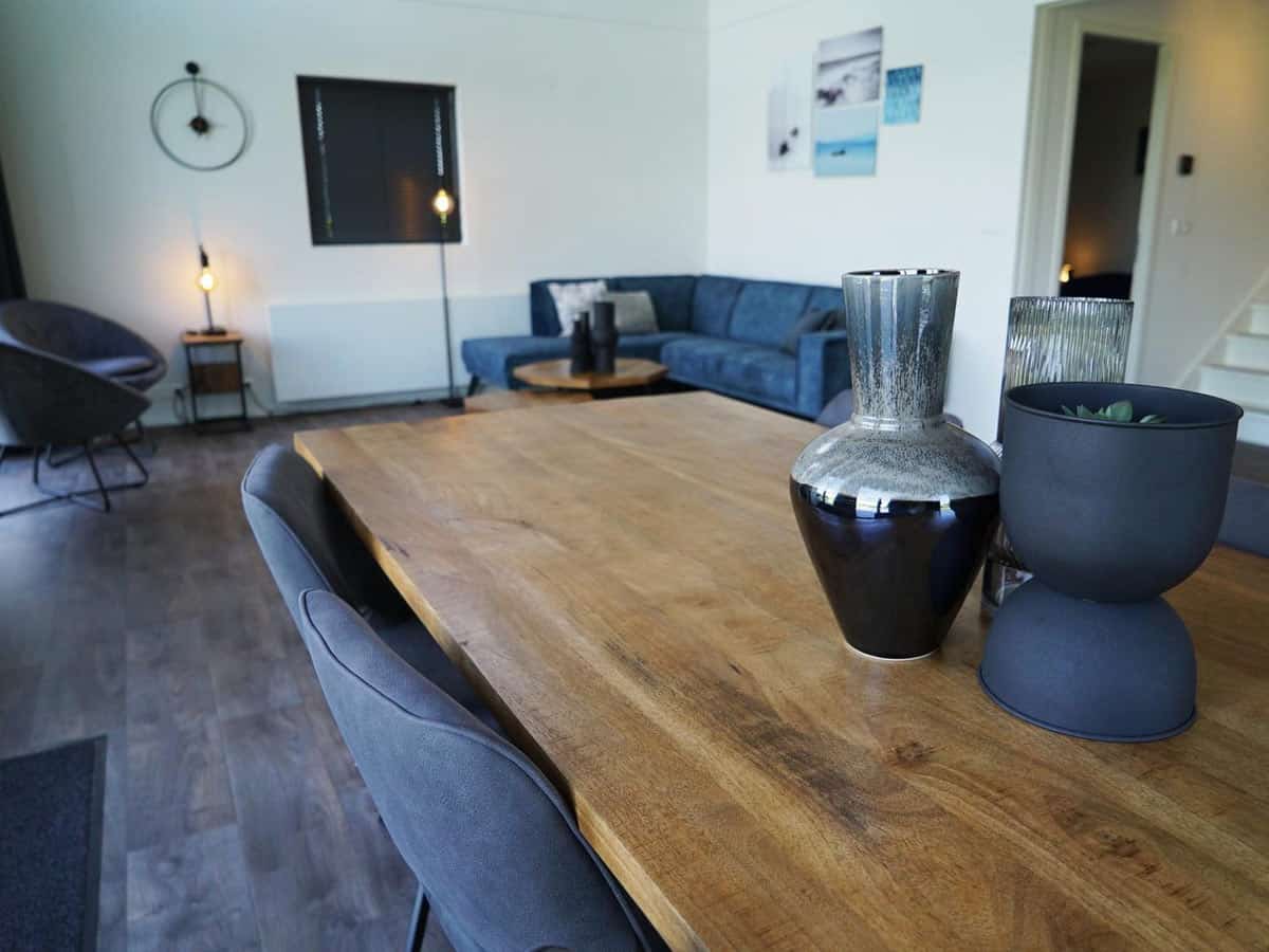 Impressie van de inrichting van chalet Cube Magnifique 6 voor 6 personen op EuroParcs Bad Hulckesteijn in Nijkerk