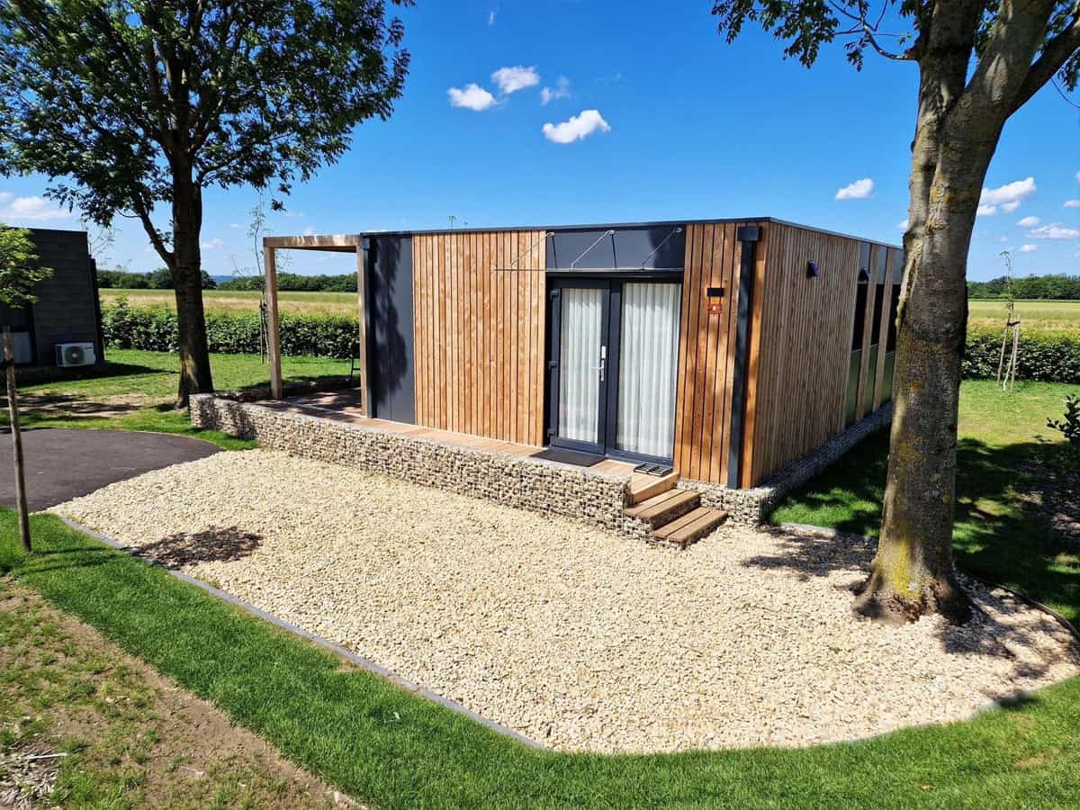 Impressie van chalet Domus 4, een vakantiehuis in Limburg voor 4 personen op EuroParcs Poort van Maastricht in Berg en Terblijt