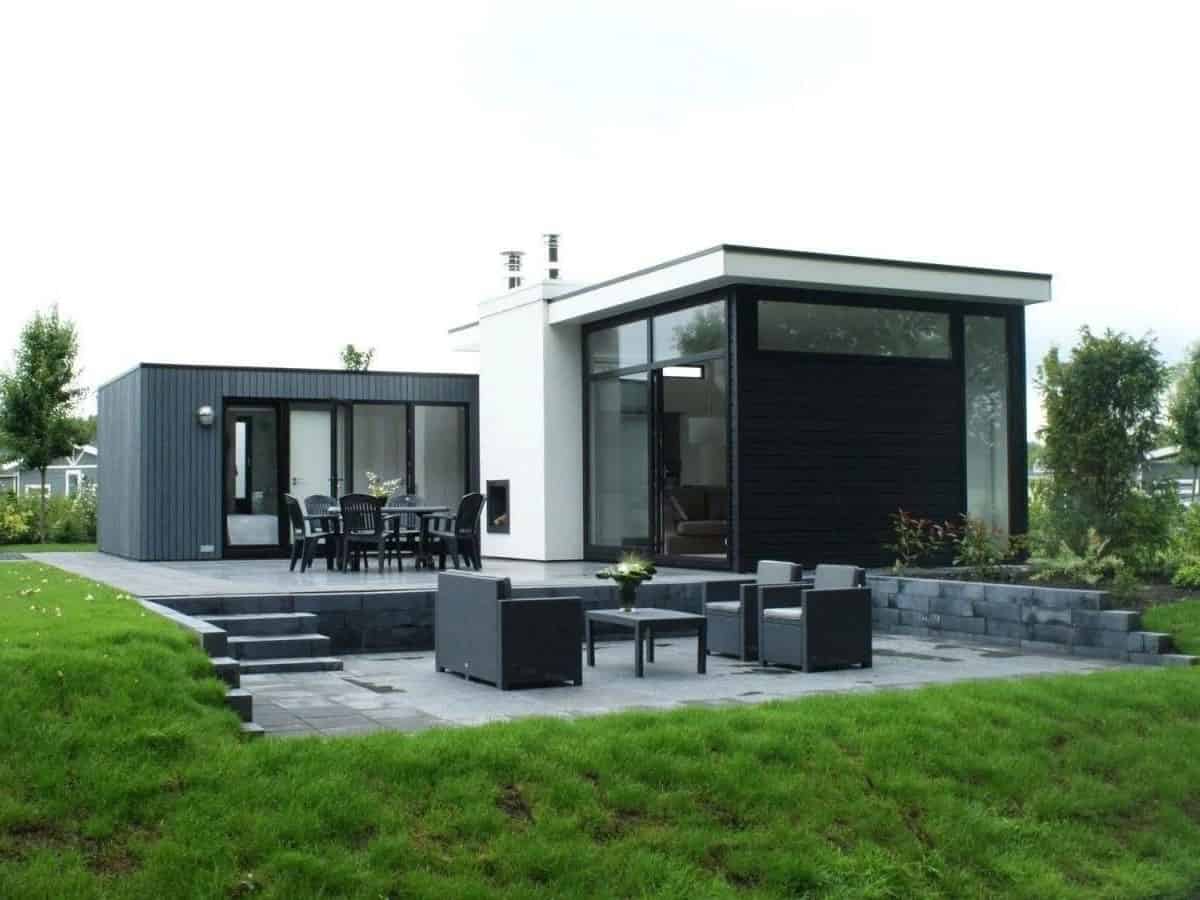 Impressie van de L-Cube 4, een vakantiehuis voor 4 personen op EuroParcs Spaarnwoude in Halfweg