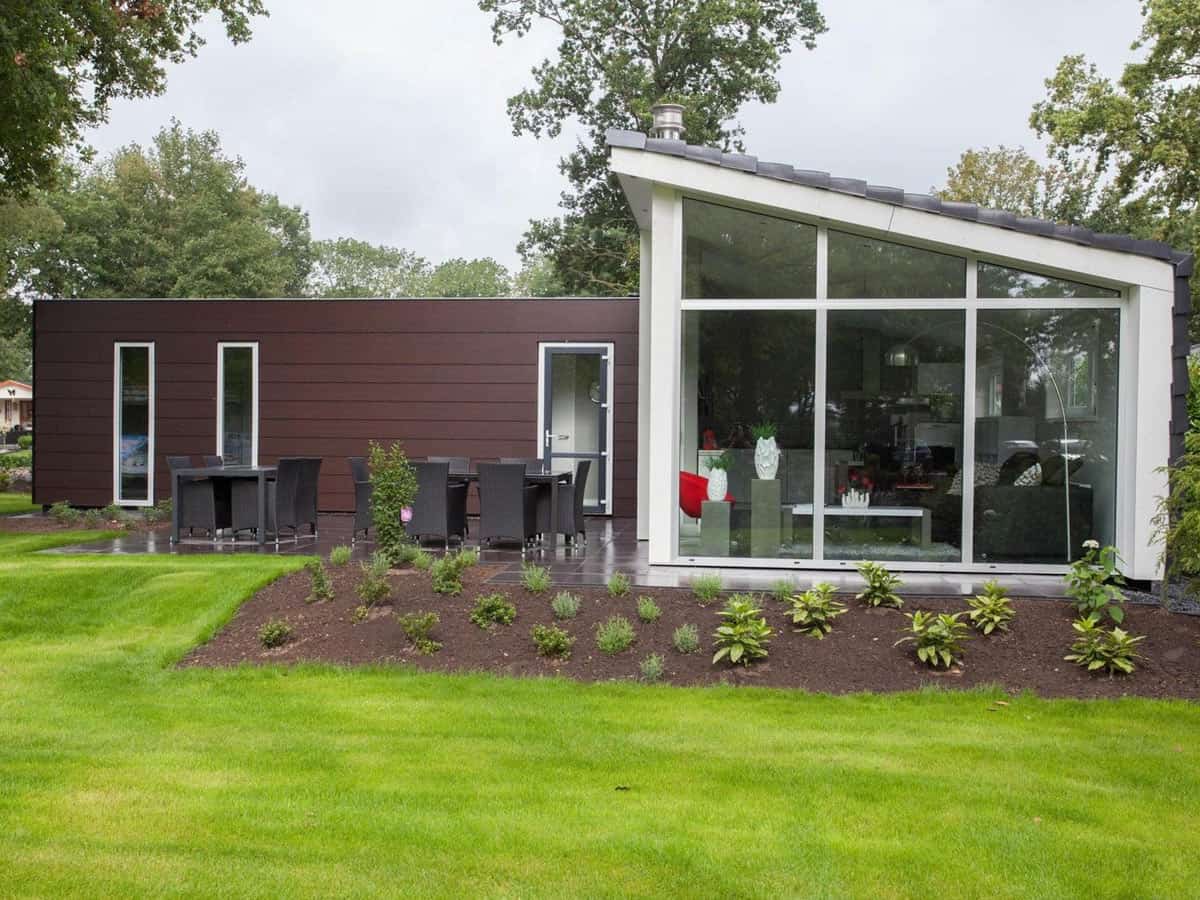 Impressie van chalet Pavilion 6, een vakantiehuis voor 6 personen op EuroParcs De Biesbosch in Dordrecht