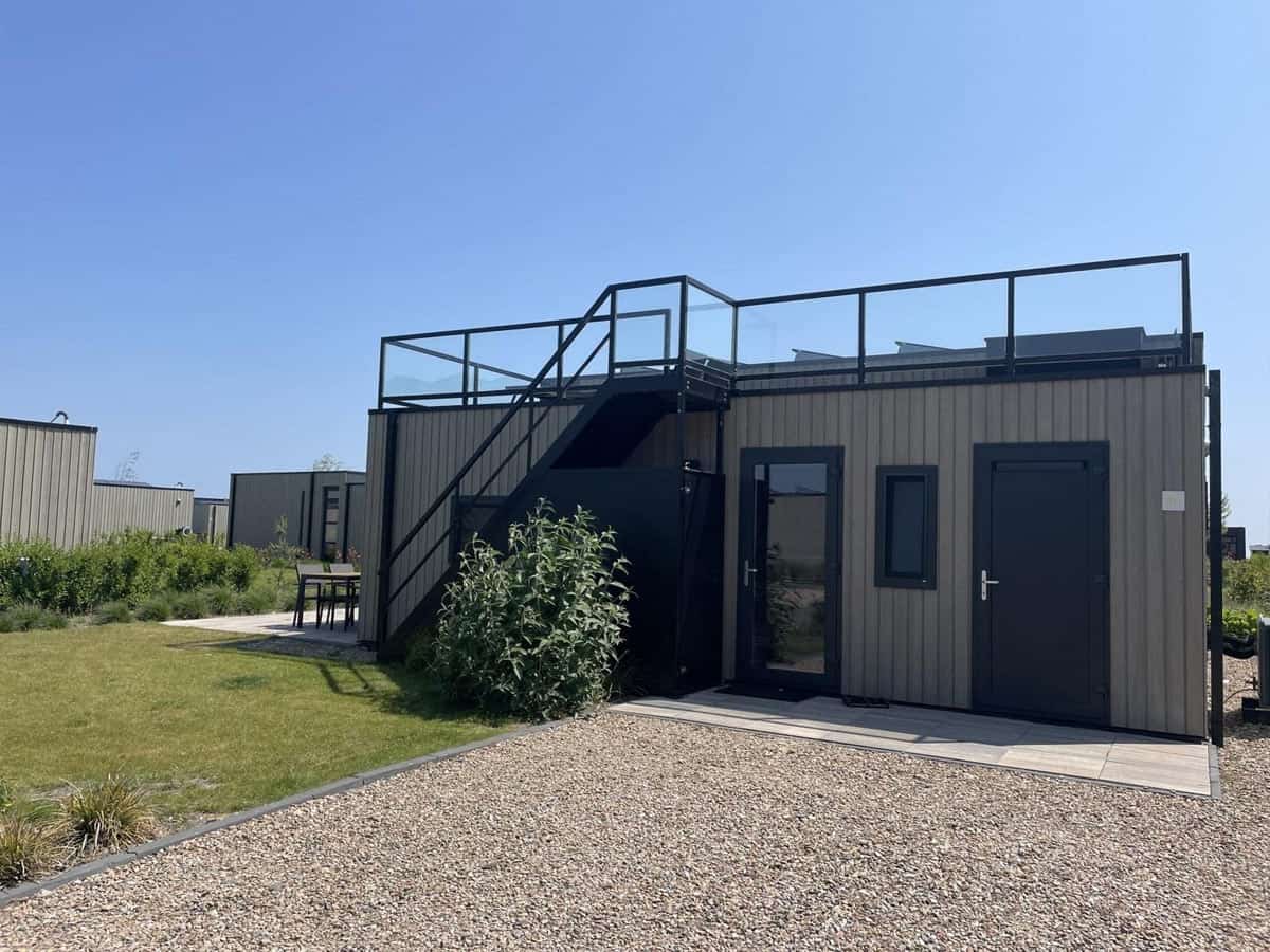 Impressie van de Cube Elite 6, een vakantiehuis in Enkhuizen voor 6 personen op EuroParcs Enkhuizer Strand