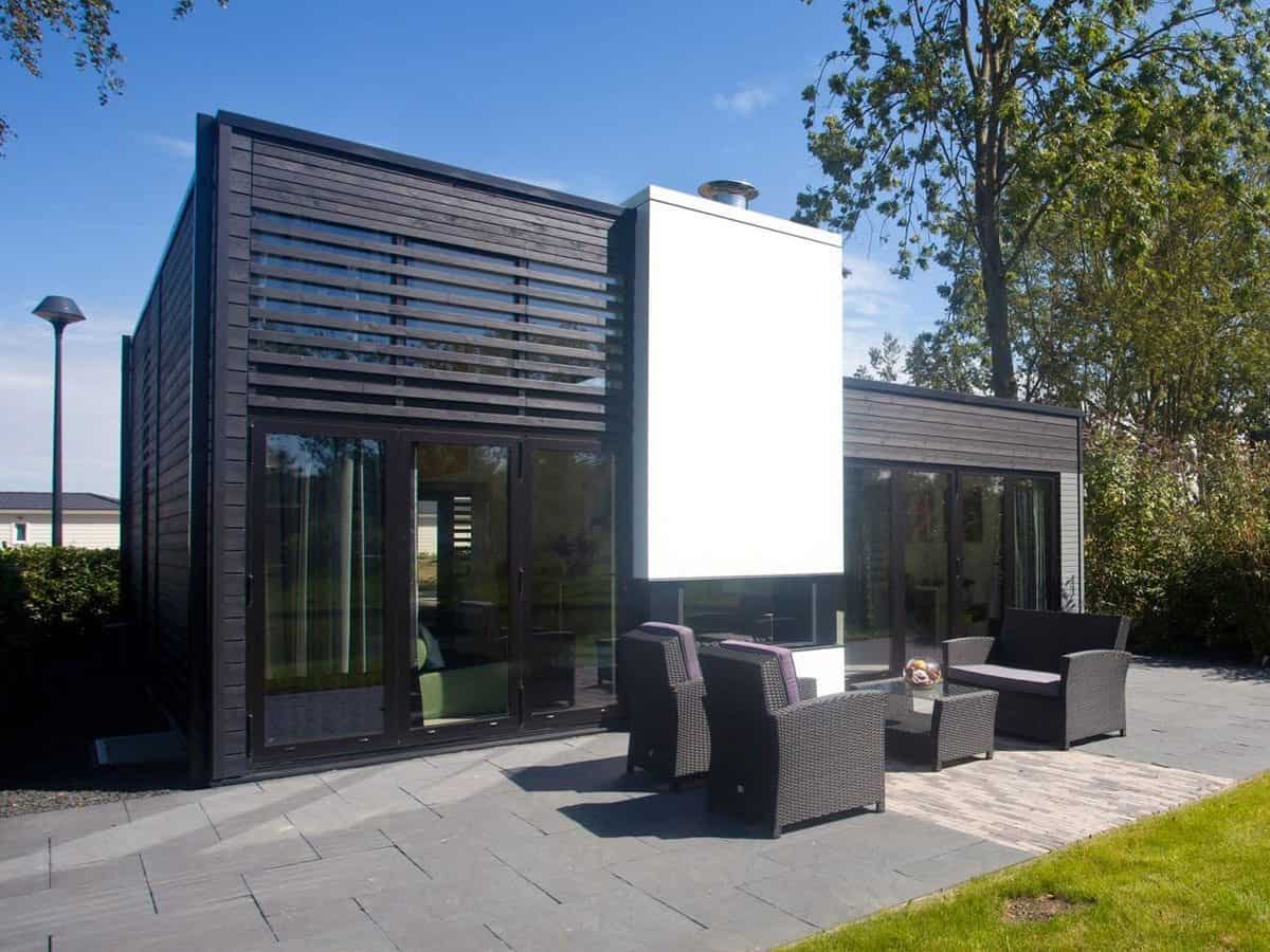 Impressie van de Cube Elite 6, een vakantiehuis voor 6 personen op EuroParcs Spaarnwoude in Halfweg