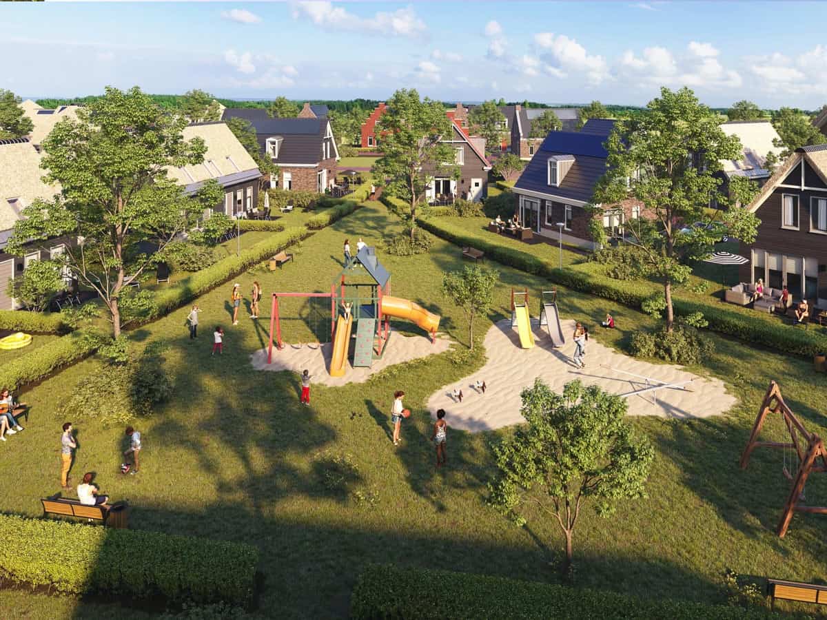 Impressie van de speeltuin op Dormio Resort Medemblik in Noord-Holland