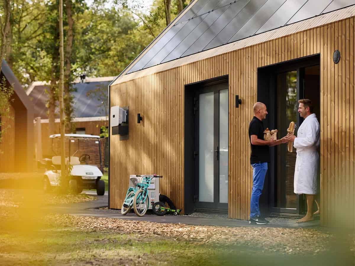 Impressie van de Unbrick One voor 4 personen, een luxe wellness vakantiehuis met jacuzzi op Roodewoud in Rolde, Drenthe